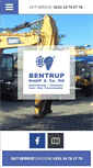 Mobile Screenshot of bentrup-gmbh.de